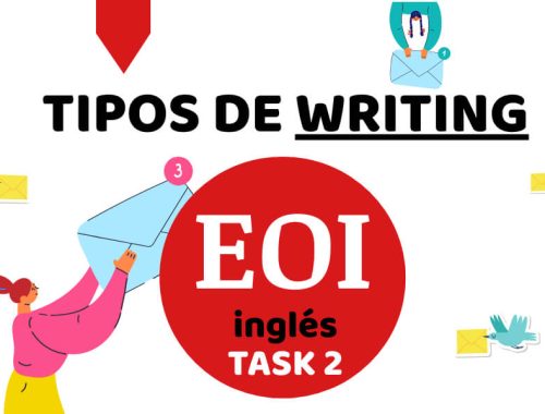 Portada artículo tipos de writings EOI