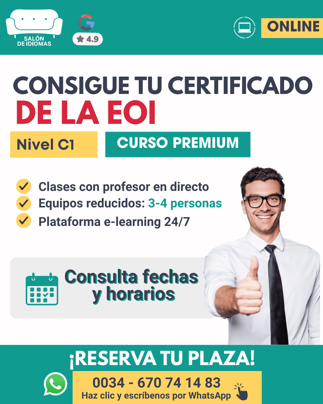 Curso de preparación EOI C1 online