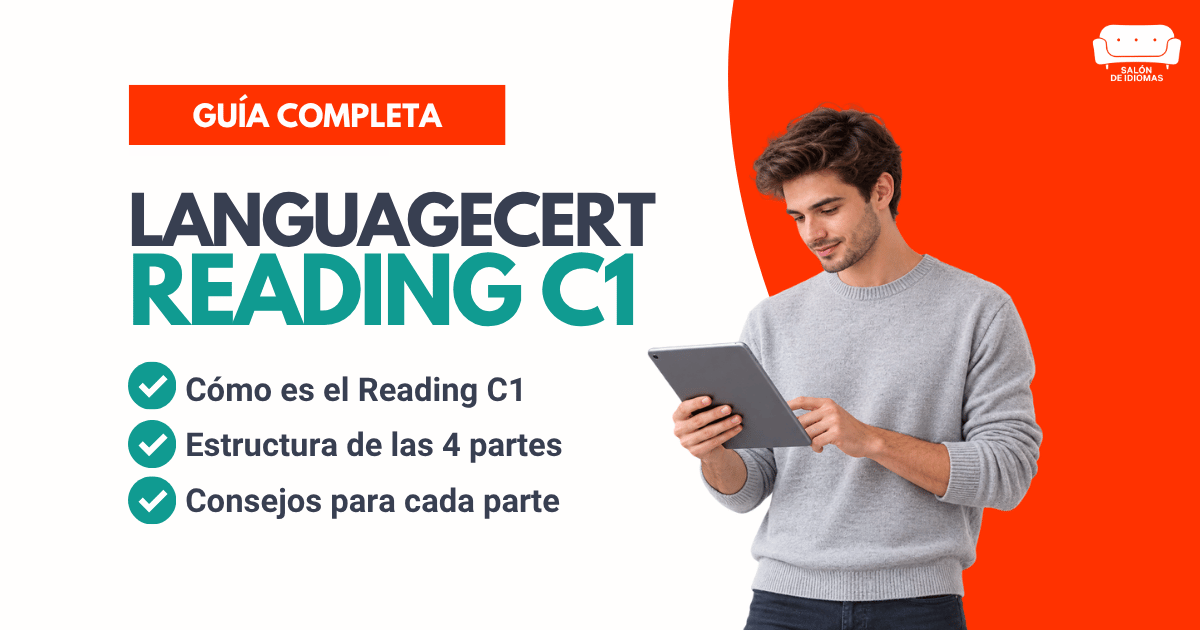 LanguageCert C1 reading portada artículo blog
